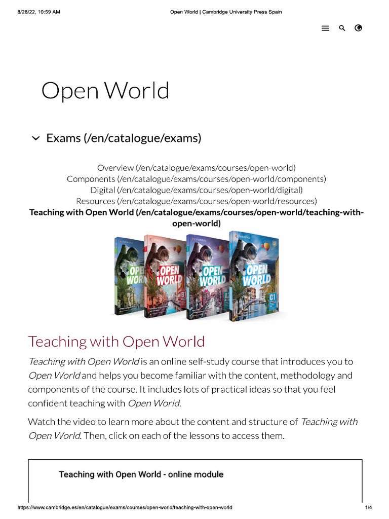 Teaching With Open World | PDF