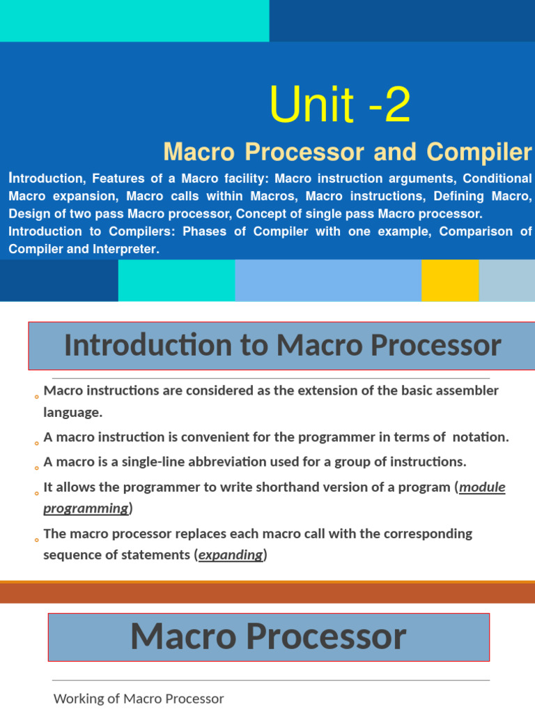 Macro Processor Design and Functions | PDF | Parameter (Computer ...