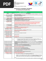 Academic Calendar For SY 2025 26 | PDF | Academia | Higher Education