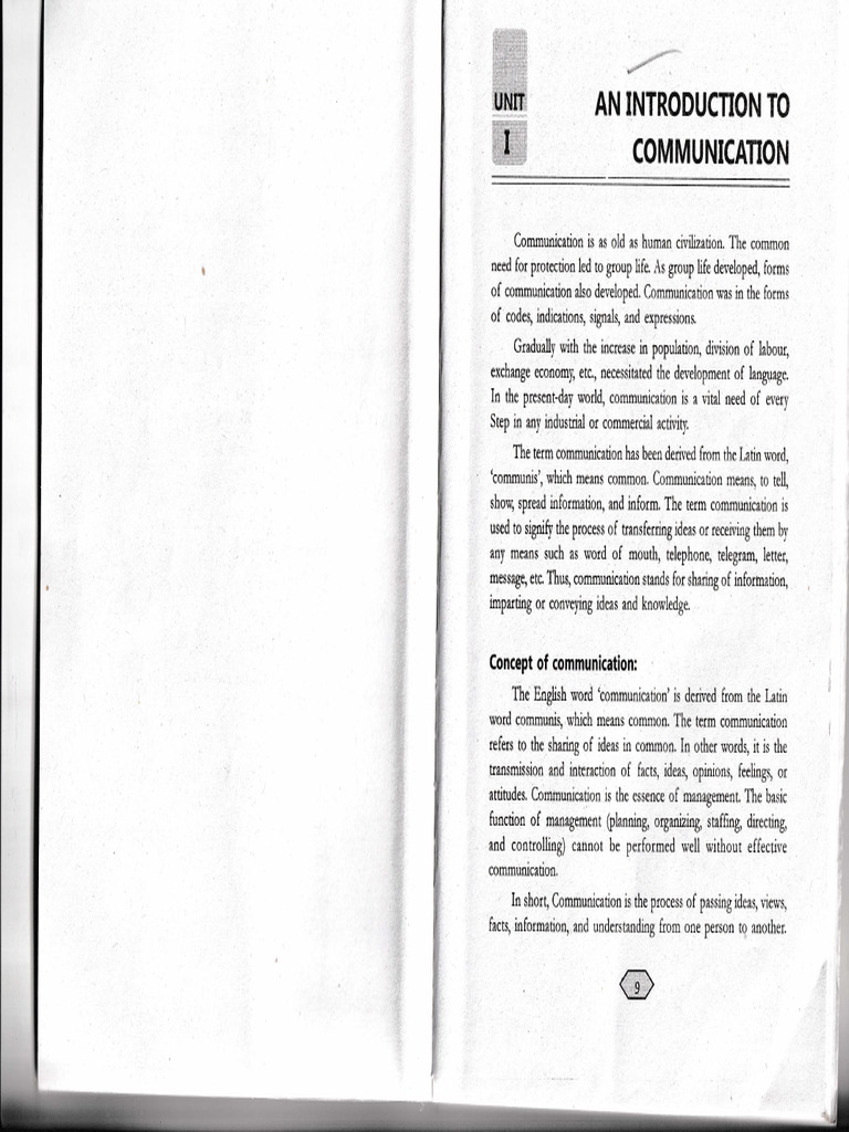 Communication Skills (Unit-1) | PDF