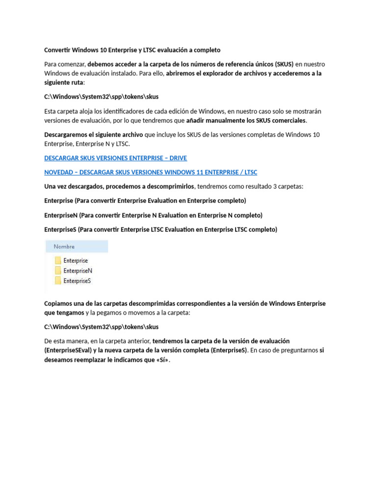 Convertir Windows 10 LTSC a Completo | PDF