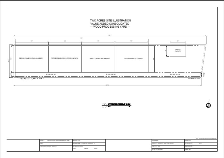 Consolidated Wood Processing Yard Plan | PDF