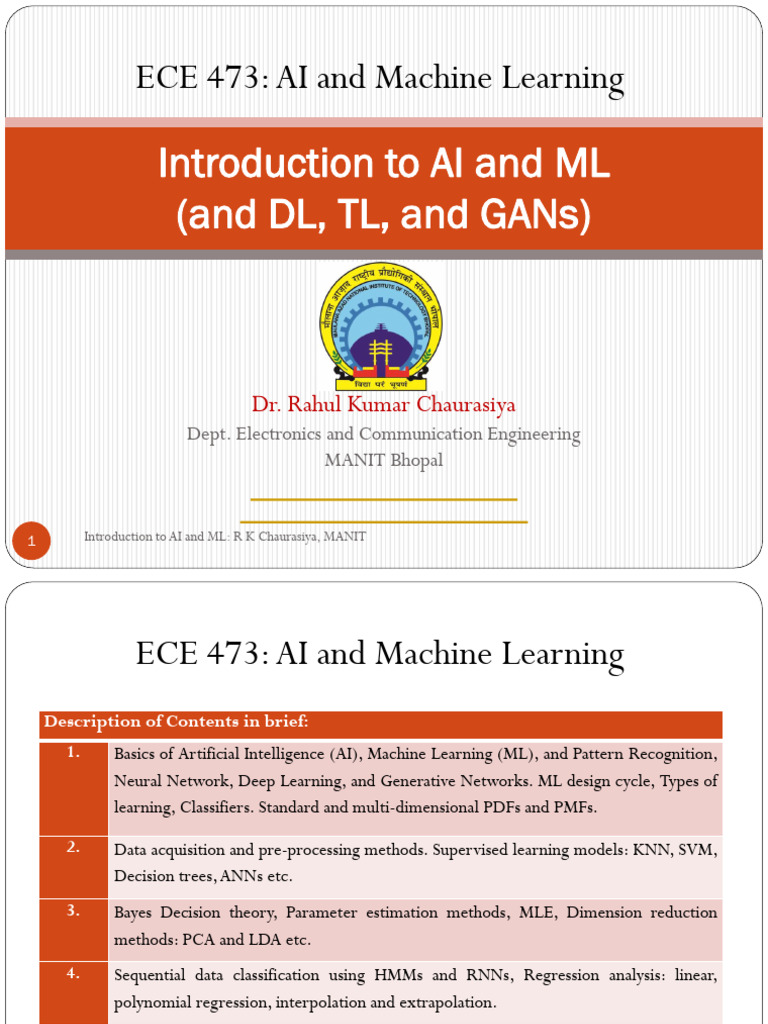AI and ML Overview by R K Chaurasiya | PDF | Machine Learning ...