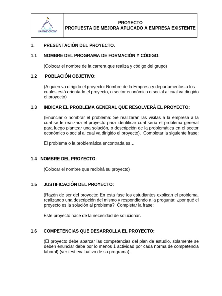 Propuesta de Mejora para Empresa | PDF