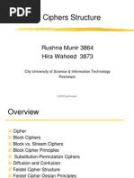 Feistal Cipher Structure