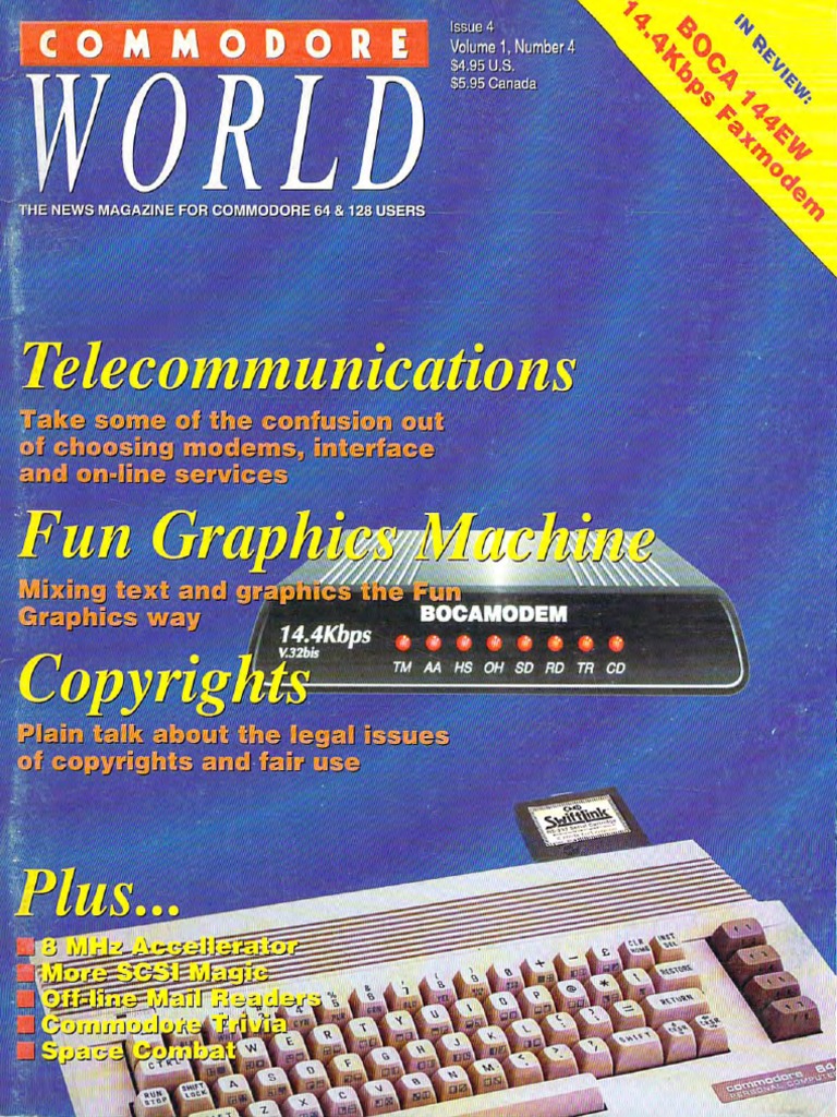 Commodore World Issue 04 | PDF | Macintosh | Microsoft Windows