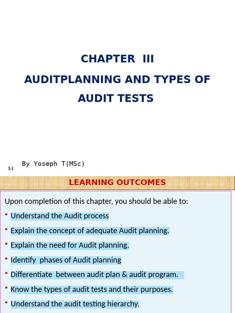 Auditing-I Chap III Edited - 5 | PDF | Audit | Internal Control