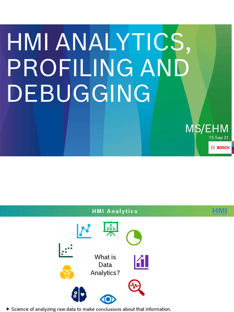 Unit-5 HMI Analytics Profiling and Debugging | PDF | Analytics | Computing