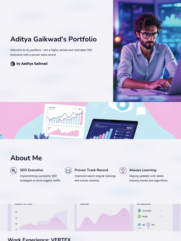 Aditya Gaikwads Portfolio | PDF