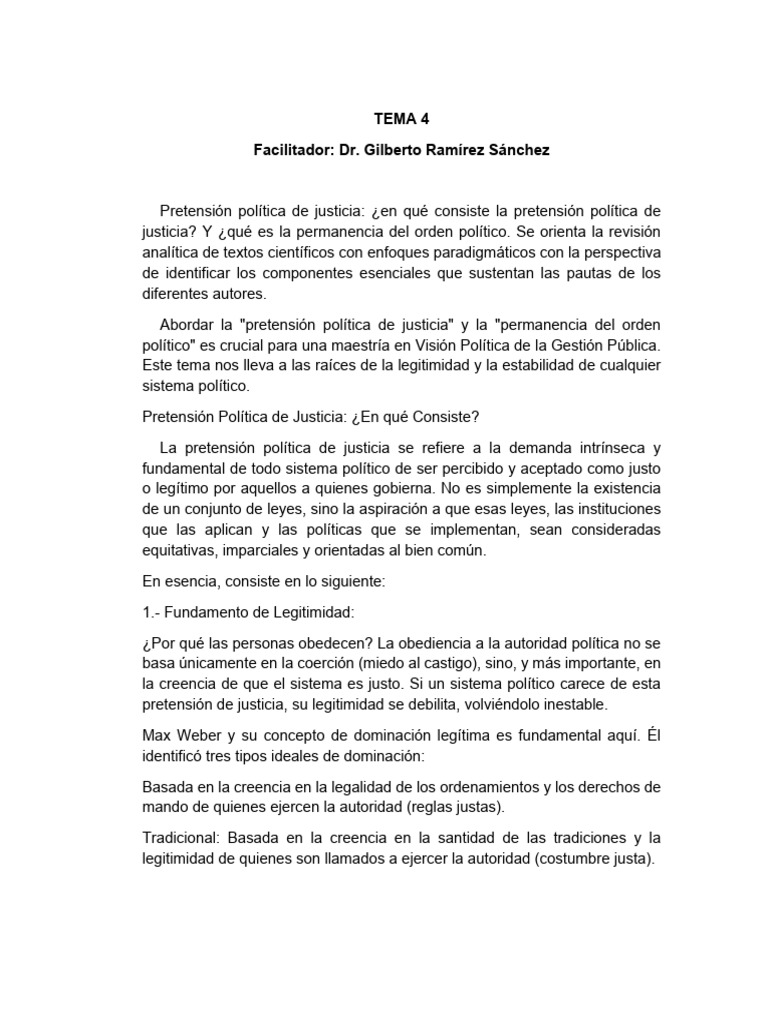 Justicia y Permanencia en el Orden Político | PDF | Justicia | Crimen y ...
