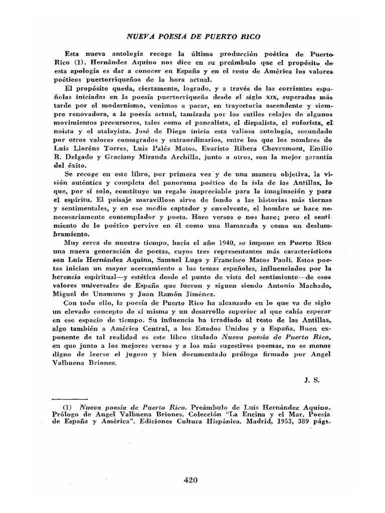 Antología de la Nueva Poesía Puertorriqueña | PDF | Poesía