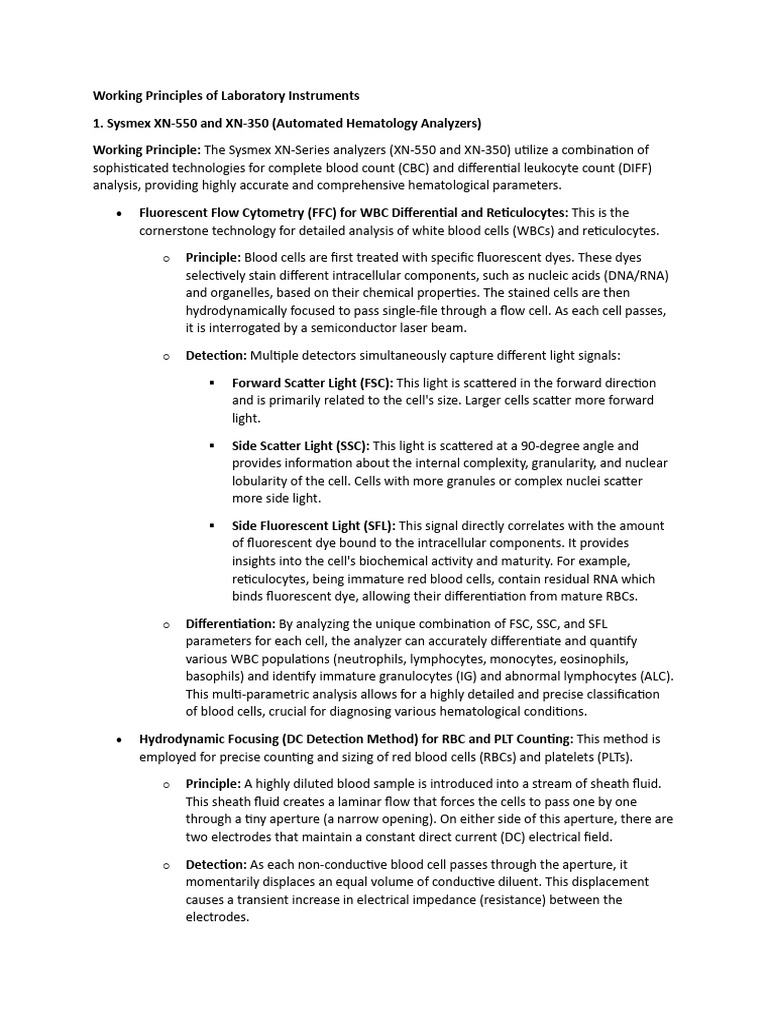 Working Principles of Laboratory Instruments | PDF | Primer (Molecular ...