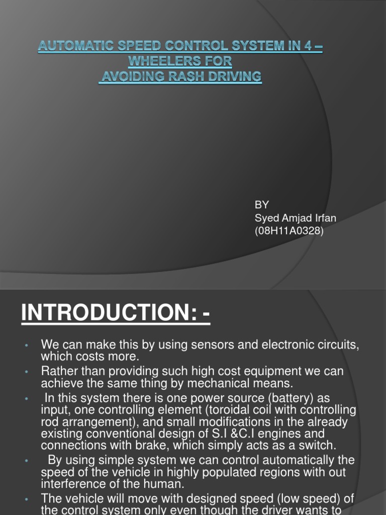 BY Syed Amjad Irfan (08H11A0328) | PDF | Inductor | Switch