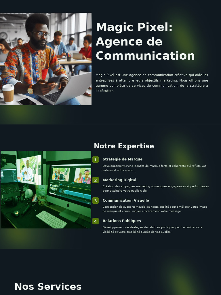 Agence de Communication Magic Pixel | PDF | Commercialisation | Marque