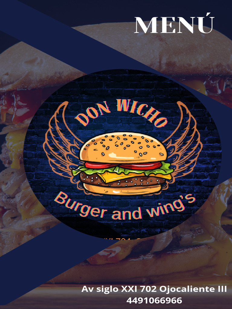 Don Wicho MENÚ .pdf-3 | PDF | Alimentos | Ingredientes de comida
