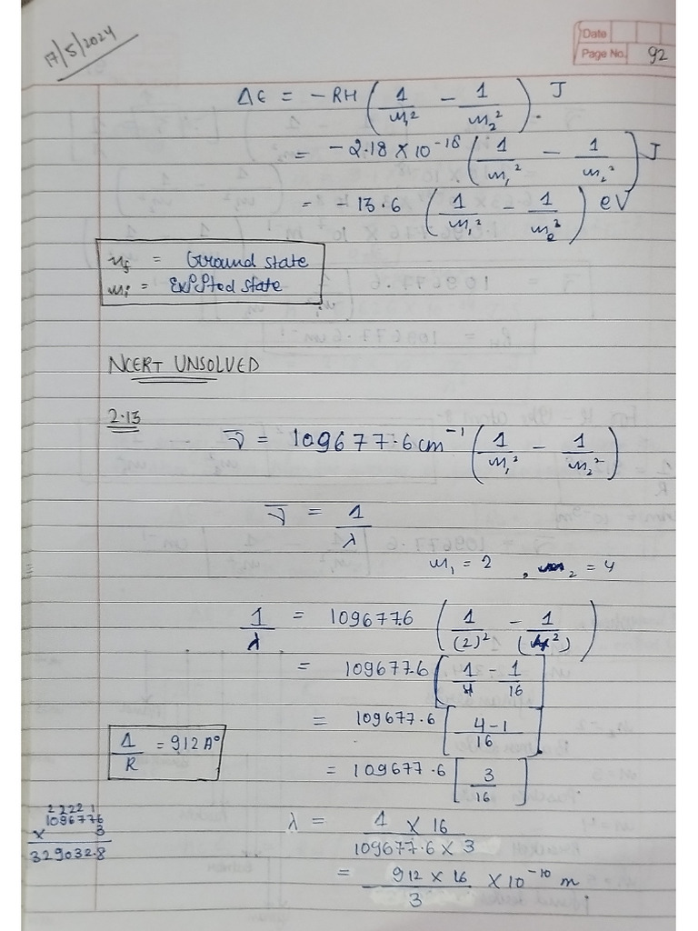 Chemistry Ch-2 Notes 2 | PDF