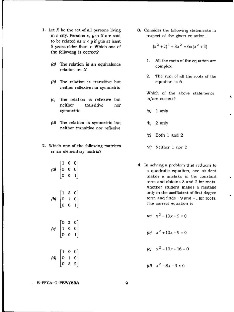 Ellipse Properties and Exam Practice | PDF | Mathematics | Mathematical ...