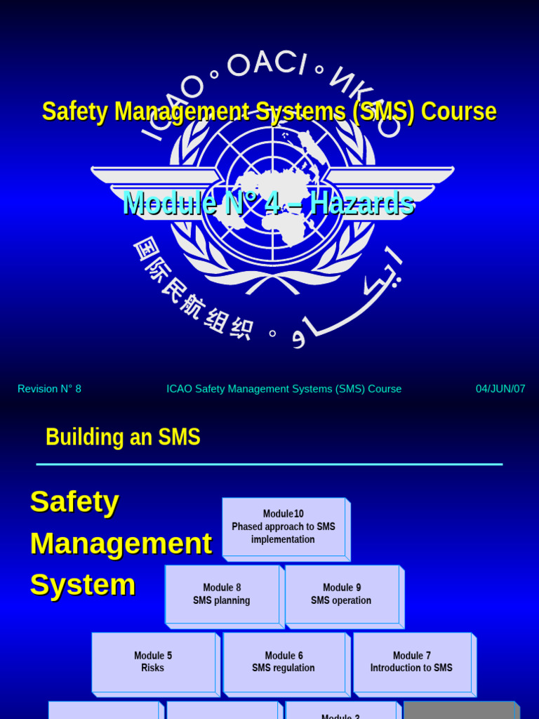 ICAO SMS Module 04 - Hazards - 2007-8 (EP) | PDF | Runway | Risk