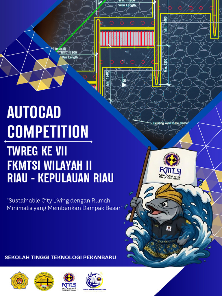 Lomba AutoCAD: Desain Rumah Minimalis | PDF