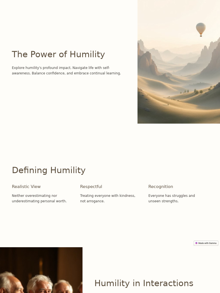 The Impact of Humility on Growth | PDF