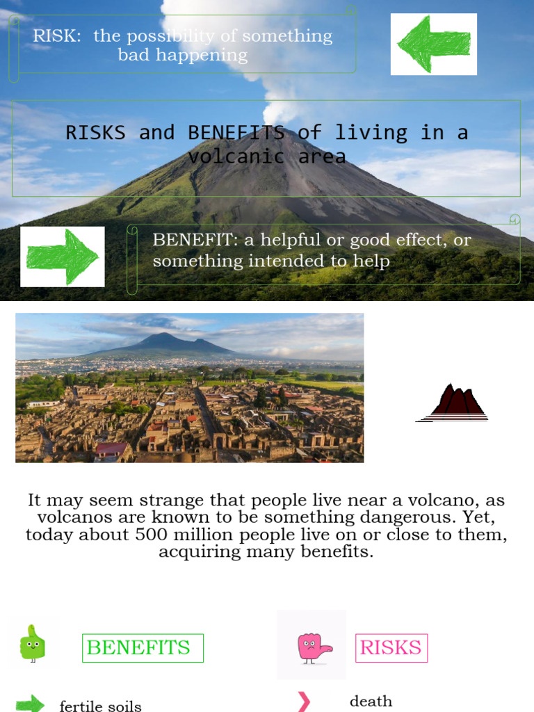 RISKS and BENEFITS of Living in A Volcanic Area Guidotti | PDF