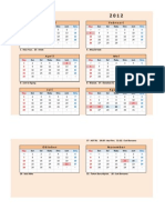 Indonesian calendar 2012 with holidays