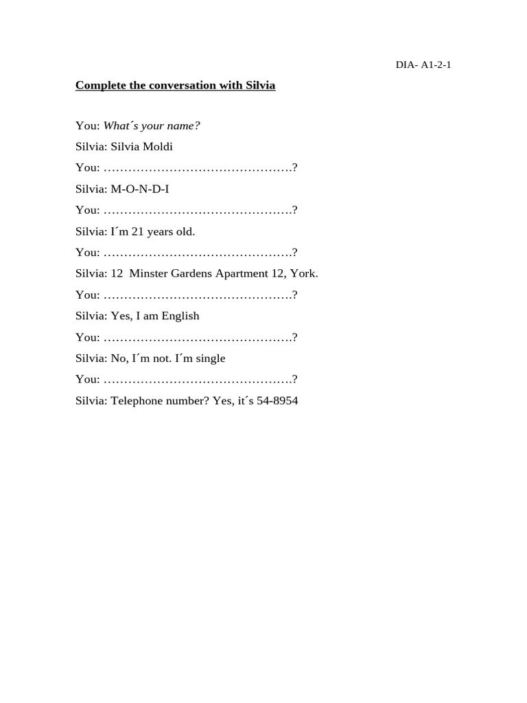 Dia A1 2 - 1 | PDF