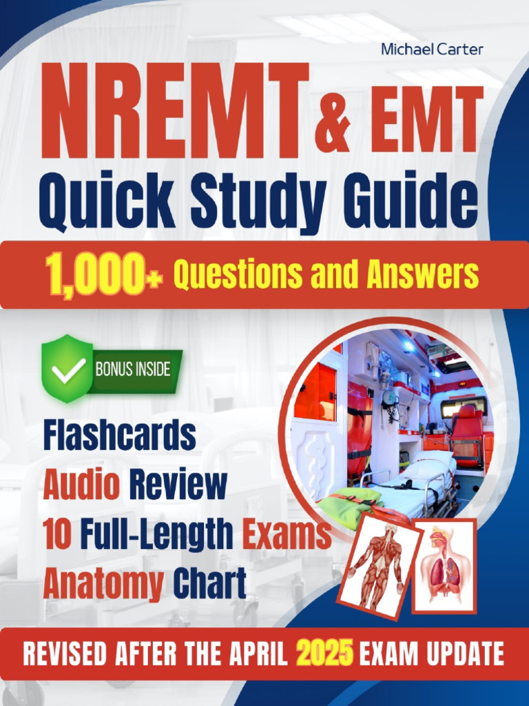 NREMT & EMT Exam Prep Guide PDF Respiratory Tract Emergency