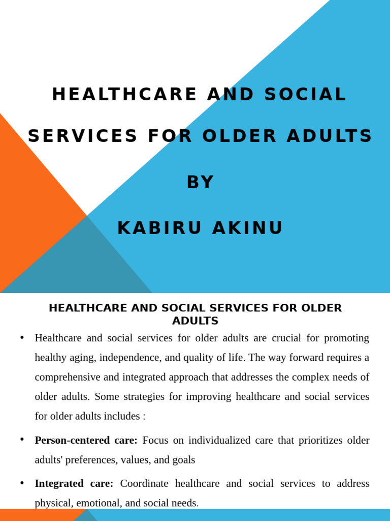 Health Care and Social Services | PDF