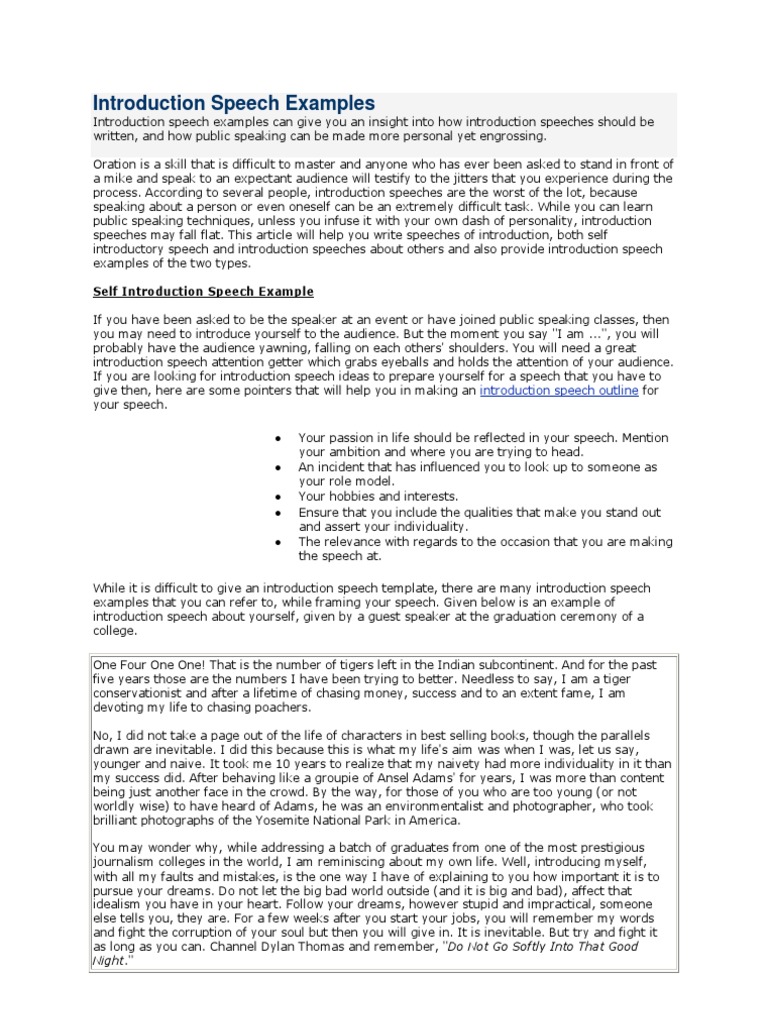 How to start a speech image