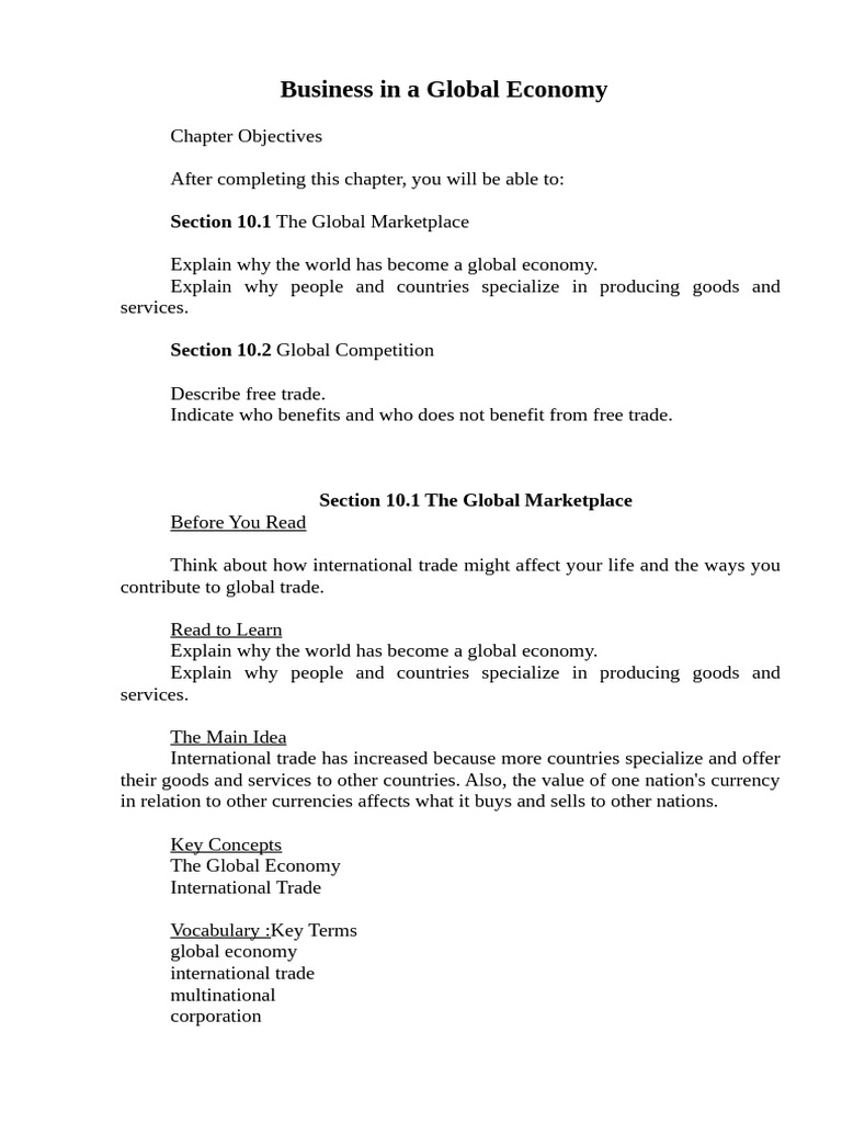 Understanding Global Trade Dynamics | PDF | Exchange Rate | Free Trade