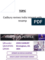 Cadbury Revives India Interest With Revamp