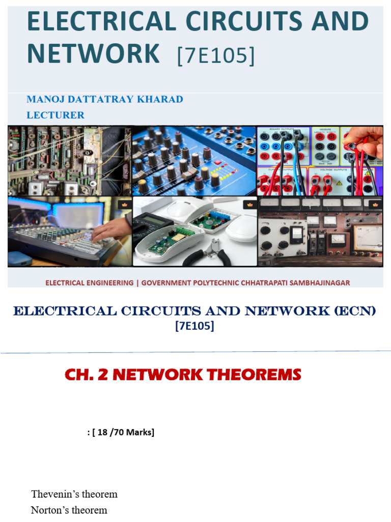 Electrical Circuit Theorems Explained | PDF | Electrical Network ...