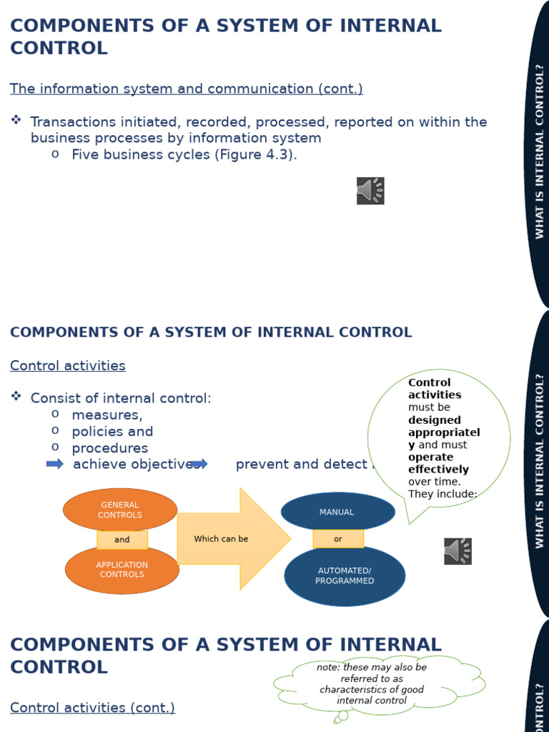 UNIT 1 Lecture 1.1 Basic Concepts of Governance and Internal Control ...