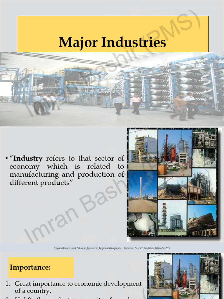 Overview of Major Industries and Steel | PDF | Steel Mill | Steel