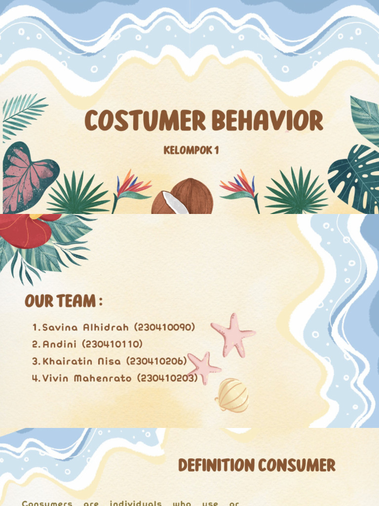 Consumer Behavior | PDF