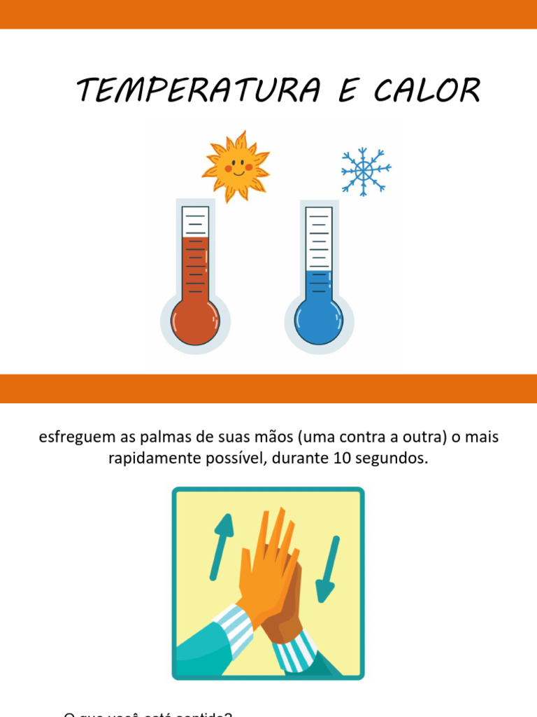 Calor e Temperatura: Conceitos e Medição | PDF | Temperatura | Termômetro
