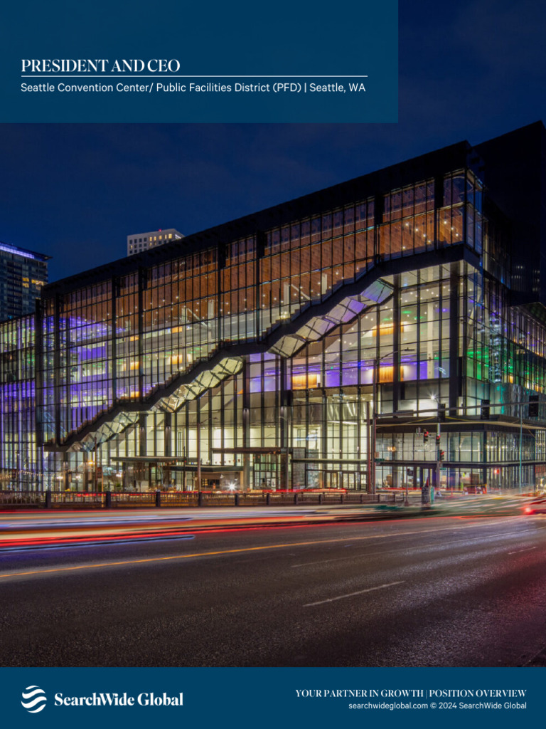 Seattle Convention Center Overview | PDF | Seattle | Board Of Directors