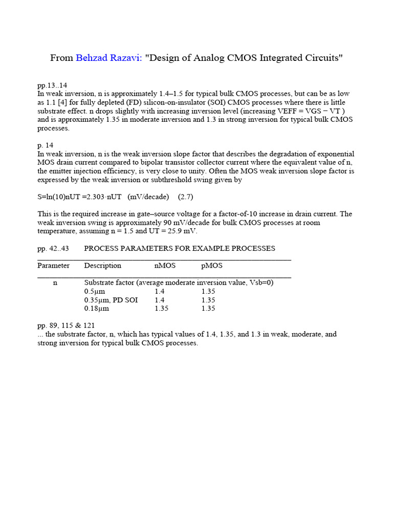 Substrate Factor | PDF