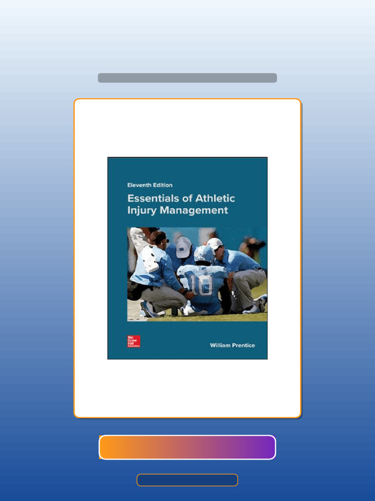 Essentials of Athletic Injury Management 11th Edition Prentice Ebook ...