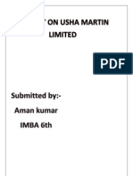 Usha Martin Limited: Wire Ropes and Cables Manufacturer since 1961