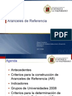 Presentación ArancelesRef 2009