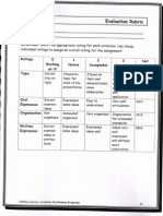 Evaluation Rubric