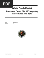 EDI 850 Purchase Order Specification | PDF | Invoice | Business