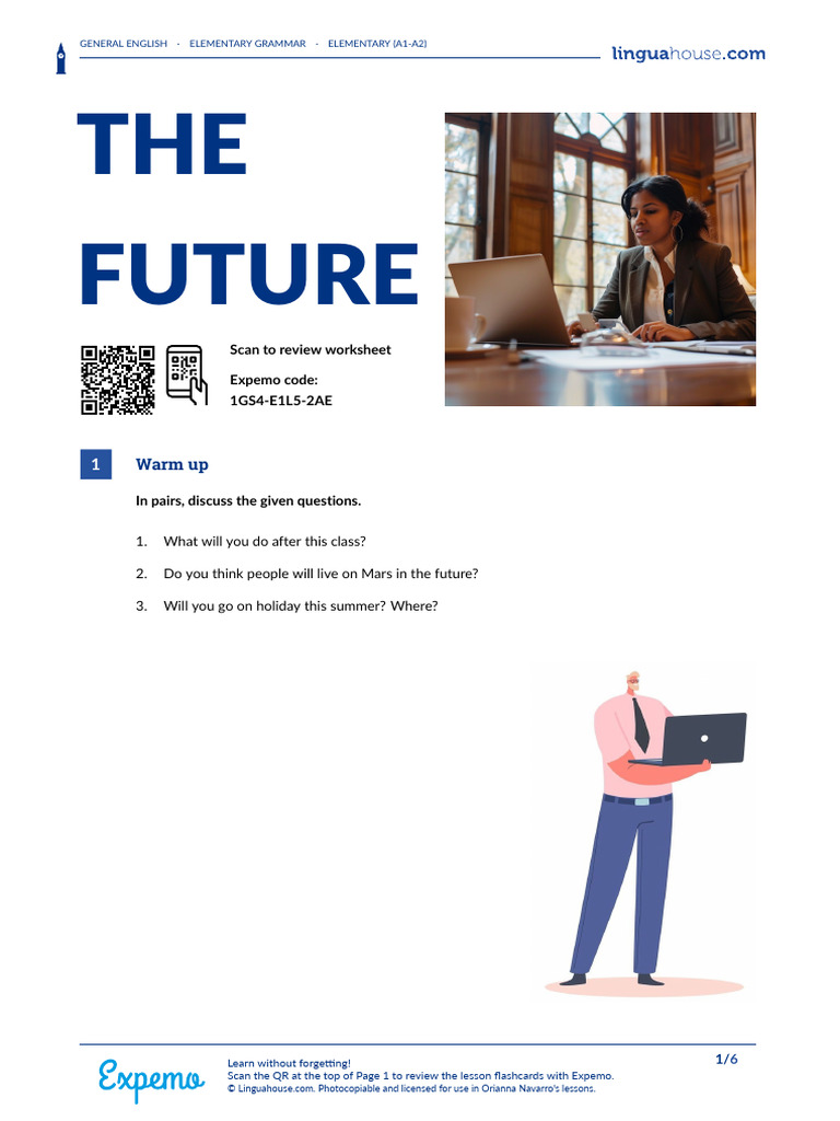 Future Predictions for English Learners | PDF | Human Communication