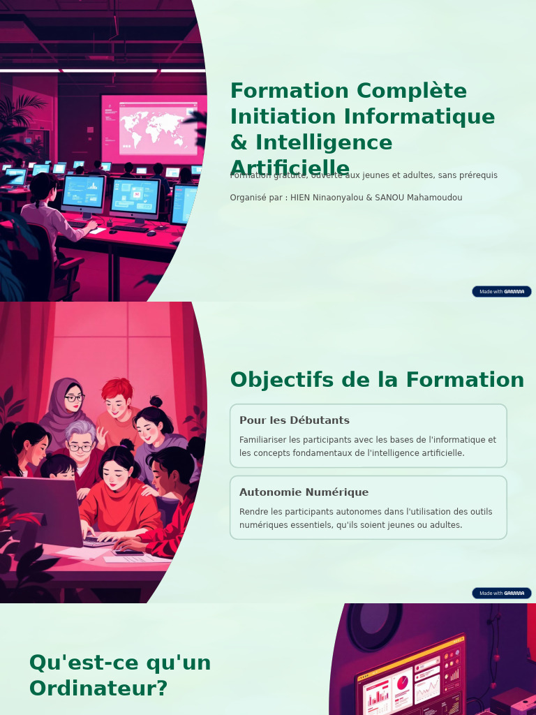 Formation Gratuite en IA et Informatique | PDF | Intelligence ...