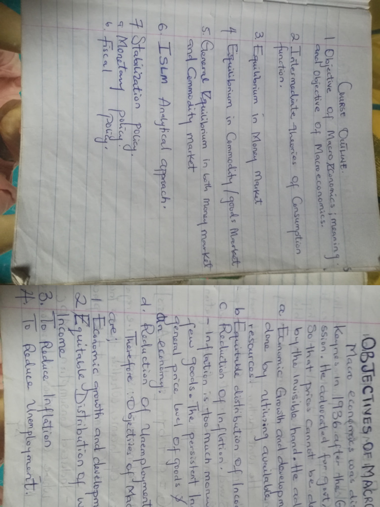ECN 303 Note | PDF