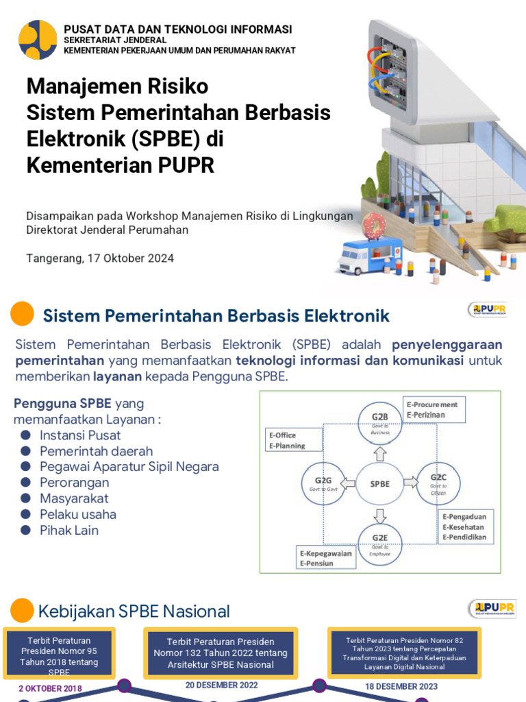 Manajemen Risiko dalam SPBE Kementerian PUPR | PDF