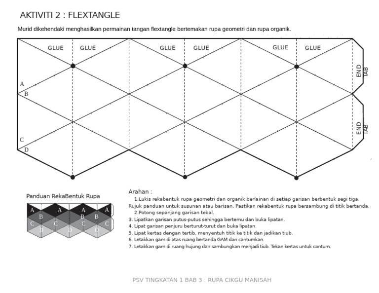 Flextangles Template BABBLE DABBLE DO | PDF