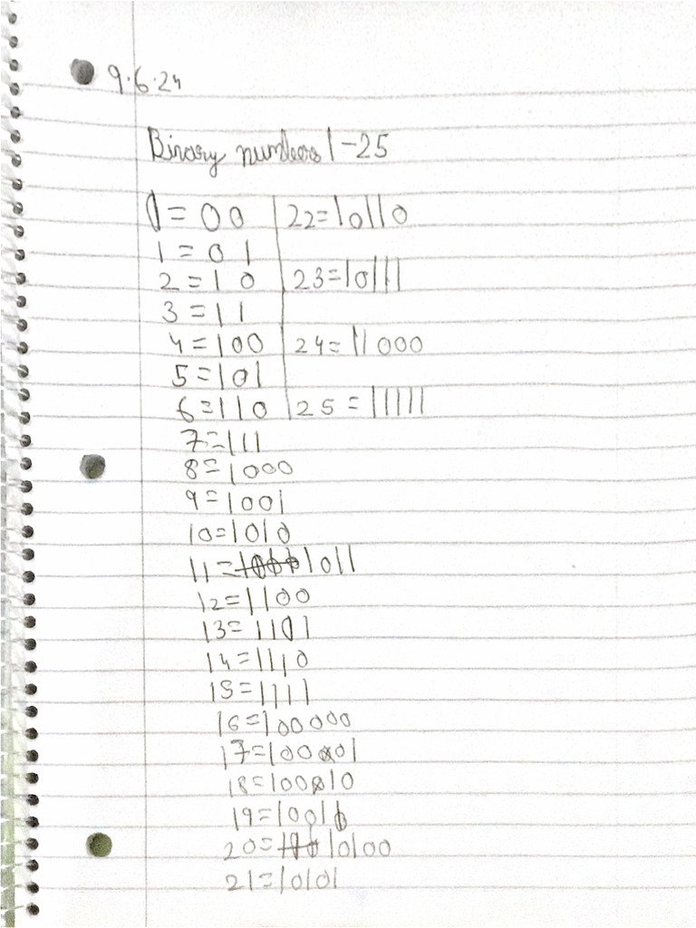 Binary+Numbers+1 25 | PDF